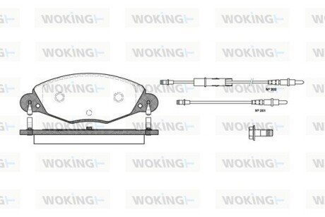 Автозапчасть WOKING P9273.04