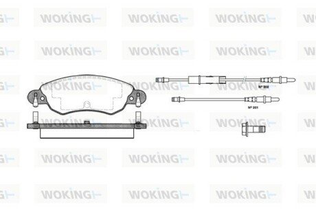 Автозапчасть WOKING P9293.04