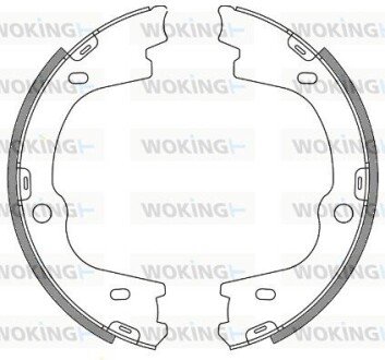 Колодки стояночного тормоза (Remsa) Hyundai ix55 08> H-1 08> WOKING Z4673.00