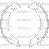Комплект тормозных колодок, стояночная тормозная система - (6394200220) WOKING Z4745.00 (фото 1)