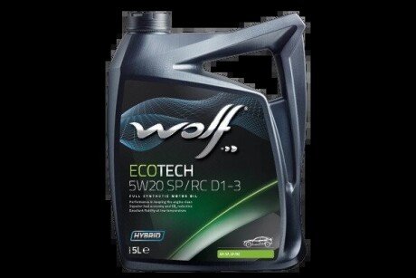 VITALTECH 5W20 D1 5Lx4 Wolf 1050526