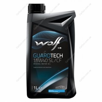Моторное масло GUARDTECH 15W40 1л - Wolf 8300110