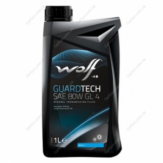 Трансмиссионное масло GUARDTECH SAE 80W GL 4 1л - Wolf 8303104