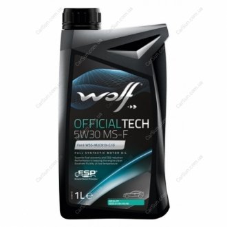 Моторное масло OFFICIALTECH 5W30 MS-F 1л - Wolf 8308611