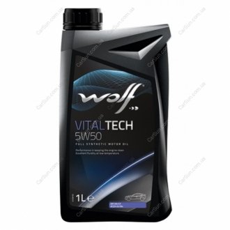 Моторное масло VITALTECH 5W-50 1л - Wolf 8314629