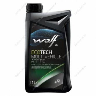 Трансмісійна олія ECOTECH MULTI VEHICLE ATF FE 1л - (TYK500050 / DEXRONVI / 93165483) Wolf 8329449 (фото 1)