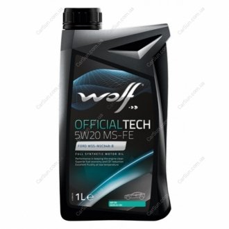 Моторное масло OFFICIALTECH 5W20 MS-FE 1л - Wolf 8329975
