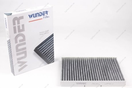 Фильтр салона VW Golf IV/Skoda Octavia/Audi A3 1.0-3.2 92-10 (угольный) Wunder WPK 104