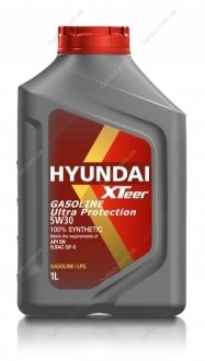 Олія моторна HYUNDAI Gasoline Ultra Protection 5W-30 1л - (оригінал) XTeer 1011002 (фото 1)