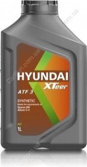 Олія трансмісійна HYUNDAI Dexron3 ATF 1л - (оригінал) XTeer 1011011 (фото 1)