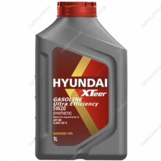 Масло моторное HYUNDAI Gasoline Ultra Efficiency 5W-20 1л - XTeer 1011013