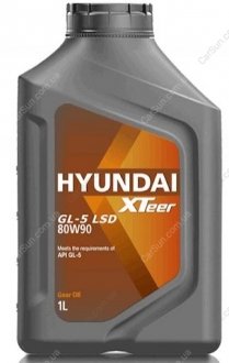 Олія трансмісійна HYUNDAI GL-5 80W-90 1л - (оригінал) XTeer 1011034 (фото 1)