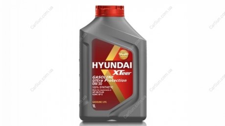 Масло моторное HYUNDAI Gasoline Ultra Protection 0W-30 1л - XTeer 1011122 (фото 1)