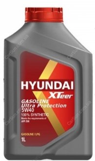 Масло моторное HYUNDAI Gasoline Ultra Protection 5W-40 1л - XTeer 1011126 (фото 1)