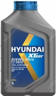 Олія моторна HYUNDAI Diesel Ultra C3 5W-30 1л - (оригінал) XTeer 1011224 (фото 1)