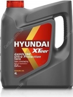 Олія моторна HYUNDAI Gasoline Ultra Protection 5W-30 4л - (оригінал) XTeer 1041002