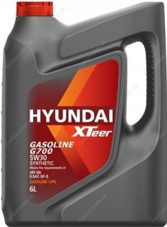 1041135 XTeer Масло моторное HYUNDAI Gasoline G700 5W-30 SN/GF-5 4л