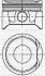 Поршень с кольцами і пальцем (размер отв. 79.5 / STD) (K4M 708 / K4M 710-720 / 95-107-110-116 PS) Yenmak 3104171000 (фото 1)