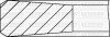 Комплект поршневих кілець (на 1 поршень) TRANSIT 2.5D 91-94 (93,67/STD) (2.5/2/4) 9109426000