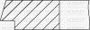 Комплект поршневих кілець (на 1 поршень) (75,50/+0,50) (1,0/1,0/2,0) C-Elysee 1,2VTi Yenmak 9109873050 (фото 2)