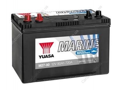 12V 90Ah 720A +/- (304x173x225) Marine Battery YUASA M27-90S