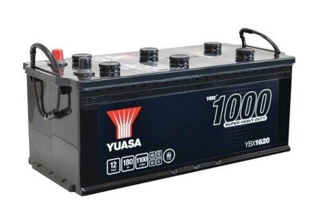 Аккумулятор 12V 180Ah 1050A (513x223x223) Cargo Heavy Duty Battery YUASA YBX1620