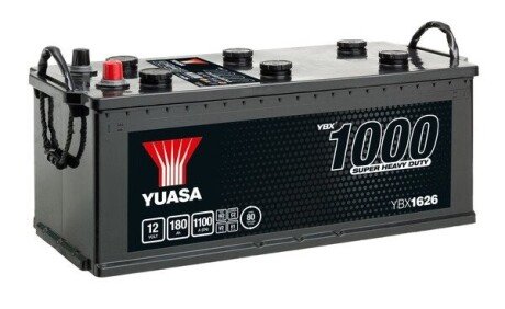 Akumulator 12V 180Ah/1100A 1000 Series Super Heavy Duty (P+ Standardowy) 513x223x223 B03 (Rozruchowy) YUASA YBX1626