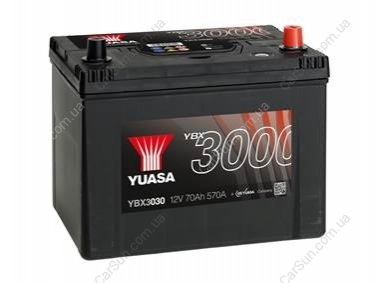 Стартерная аккумуляторная батарея - YUASA YBX3030 (фото 1)