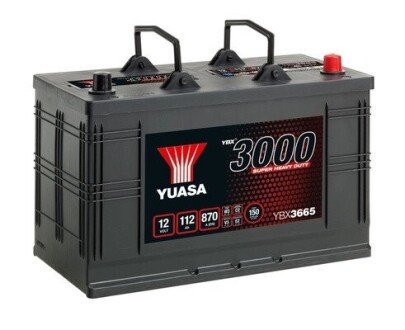 Akumulator 12V 112Ah/870A 3000 Series Super Heavy Duty (P+ Standardowy) 346x173x236 B01 (Rozruchowy) YUASA YBX3665