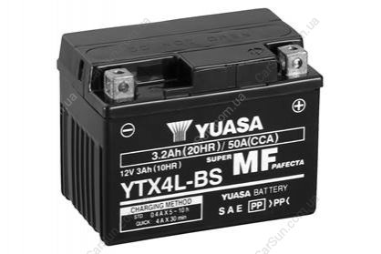 Акумулятор YUASA YTX4L-BS