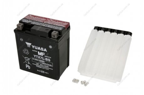 Акумуляторна батарея AGM 12V 114х71х131 YUASA YTX7L-BS YUASA