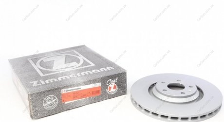 Тормозной диск - (8J0615301G / 8J0615301) ZIMMERMANN 100.3327.20 (фото 1)