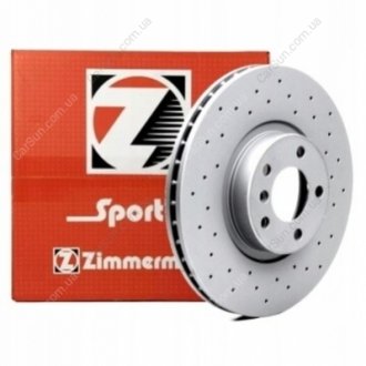 Тормозной диск - (80A615301F / 80A615301A / 8W0615301AB) ZIMMERMANN 100.3378.52 (фото 1)