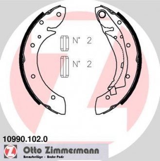 Колодки дискового тормоза ZIMMERMANN 10990.102.0