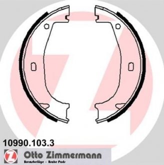 Колодки барабанного тормоза ZIMMERMANN 10990.103.3