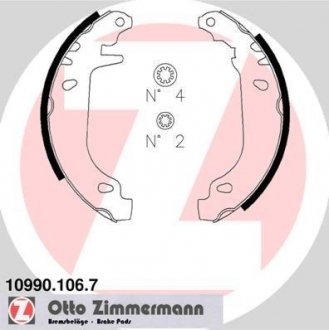 Колодки дискового тормоза ZIMMERMANN 10990.106.7