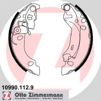 Колодки дискового тормоза ZIMMERMANN 10990.112.9