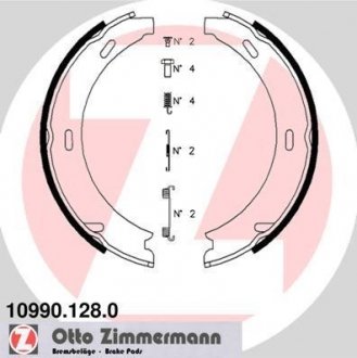 Колодки дискового тормоза ZIMMERMANN 10990.128.0