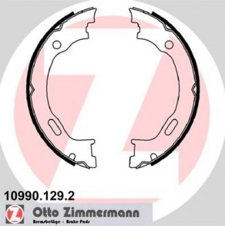 Колодки дискового тормоза ZIMMERMANN 10990.129.2
