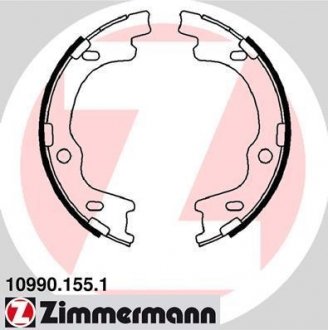 Комлект тормозных накладок ZIMMERMANN 10990.155.1
