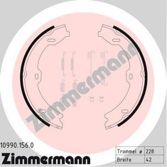 Автозапчастина ZIMMERMANN 10990.156.0 (фото 1)