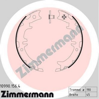 Колодки дискового тормоза ZIMMERMANN 109901564