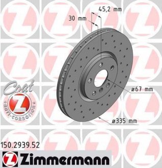 Автозапчасть ZIMMERMANN 150.2939.52