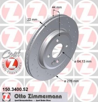 Автозапчастина ZIMMERMANN 150.3400.52