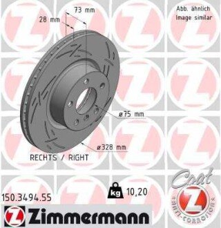 Деталь ZIMMERMANN 150.3494.55