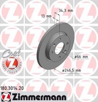 Автозапчасть ZIMMERMANN 180301420