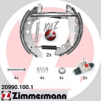 Комлект тормозных накладок ZIMMERMANN 20990.100.1 (фото 1)