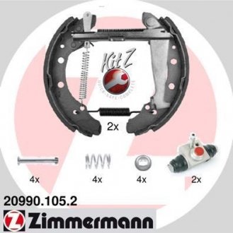Колодки дискового тормоза ZIMMERMANN 20990.105.2