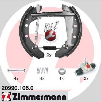 Колодки дискового тормоза ZIMMERMANN 20990.106.0 (фото 1)