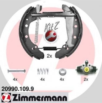 Колодки дискового тормоза ZIMMERMANN 20990.109.9 (фото 1)
